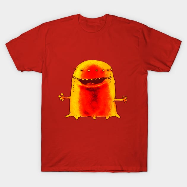 funny weird alien cartoon T-Shirt by anticute